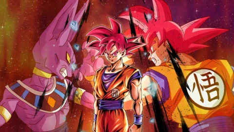 Anime Dragon Ball Legends Goku Ssg Animated Desktop - Free Live Wallpaper