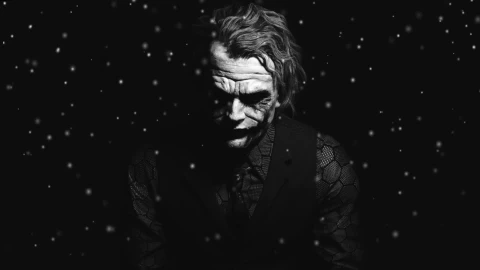 Joker Black White Live Windows Wallpaper - Free Live Wallpaper