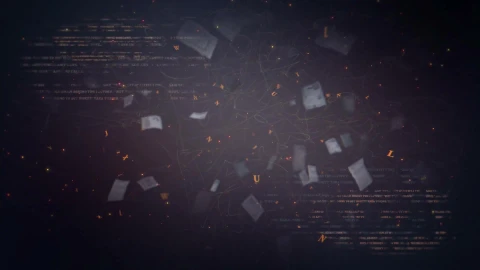 Abstract Flying Pages Animated Wallpaper - Free Live Wallpaper