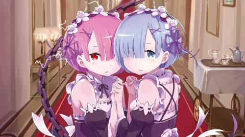 Re Zero Anime Rem and Ram Live Wallpaper - Free Live Wallpaper