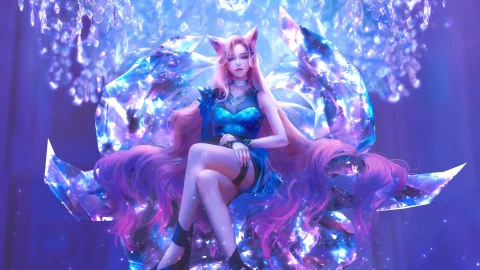KDA Virtual K pop Girl Group Live Wallpaper - Free Live Wallpaper