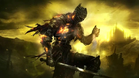 Game Dark Souls Warrior with Sword Live Wallpaper - Free Live Wallpaper