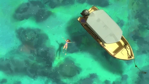 Leisurely backstroke summer 夏日仰泳 Animated Wallpaper - Free Live Wallpaper