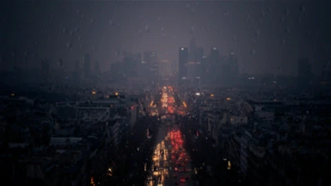 Night City In The Rain Live Wallpaper - Free Live Wallpaper