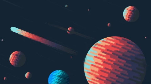 Abstract Space Planets Desktop Live Wallpaper - Free Live Wallpaper