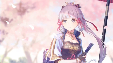 Kamisato Ayaka Genshin Impact Game ANime Live Wallpaper - Free Live Wallpaper