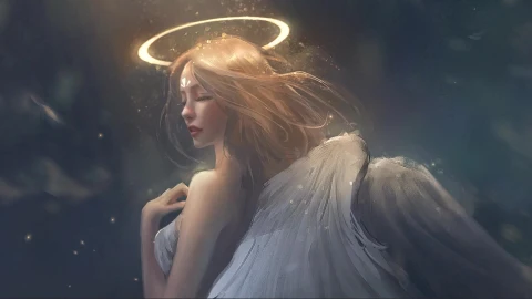 Angel Girl With Wings Live Wallpaper - Free Live Wallpaper