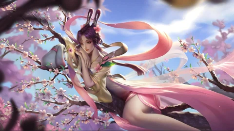 Fanasy Girl Sakura Live Wallpaper - Free Live Wallpaper