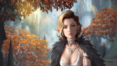 Elf Girl With Cute Eyes HD Live Wallpaper - Free Live Wallpaper