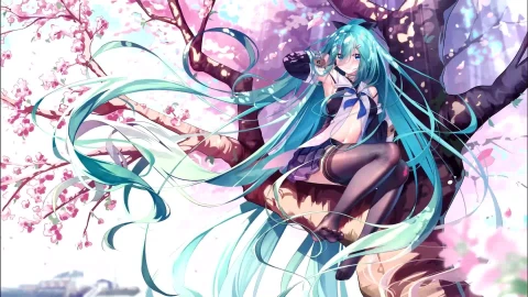 Anime Yamakaze Miku Sakura Kantai Live Wallpaper - Free Live Wallpaper