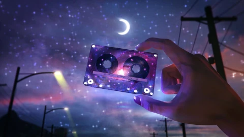 Nostalgia Mix Tape At The Night 4K Live Wallpaper - Free Live Wallpaper