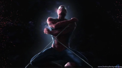 Marvel Spiderman In Black Background Live Wallpaper - Free Live Wallpaper