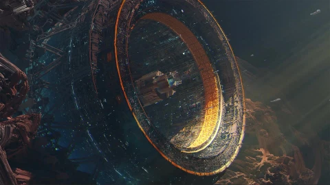 Space Ship Construction Fiction HD Live Wallpaper - Free Live Wallpaper