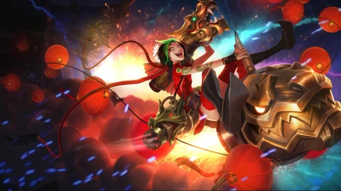 League of Legends Firecracker Jinx Live Wallpaper - Free Live Wallpaper