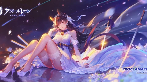 Azur Lane Cute Girl With Dress Anime Live Wallpaper - Free Live Wallpaper