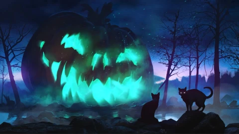 Daniel Conway Giant Halloween Pumpkin Live Wallpaper - Free Live Wallpaper