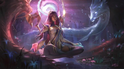 Dragonmancer Karma League of Legends Live Wallpaper - Free Live Wallpaper