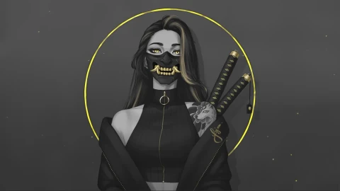 Oni Mask Artwork By Tristan Yajuu Bour Live Wallpaper - Free Live Wallpaper