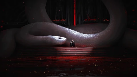 The Giant White Snake Live Wallpaper - Free Live Wallpaper