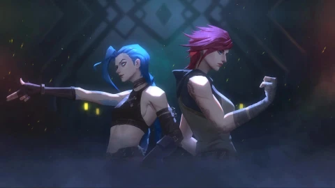 Netflix Jinx And Vi Hd Artwork By Jsyyy League Of Legends Live Wallpaper - Free Live Wallpaper