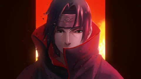 Itachi Uchiha Fire Naruto Anime Live Wallpaper - Free Live Wallpaper