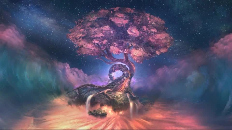 Yggdrasil Tree Of Life Artwork By Gabriela Wasewicz Live Wallpaper 1 - Free Live Wallpaper