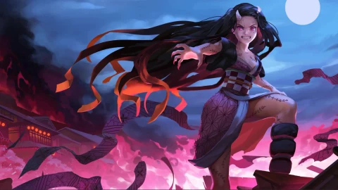 Demon Slayer Girl Anime Live Wallpaper - Free Live Wallpaper