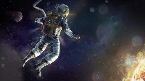 Astronaut In Space Hd Quality Live Wallpaper - Free Live Wallpaper