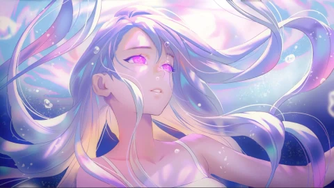 Anime Clear Water Girl Live Wallpaper - Free Live Wallpaper
