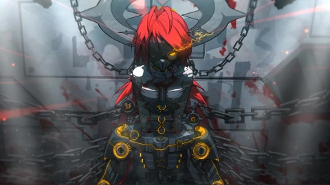 Anime Chained Girl Live Wallpaper - Free Live Wallpaper