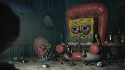 Tired Of Life - Depression Spangebob Live Wallpaper - Free Live Wallpaper