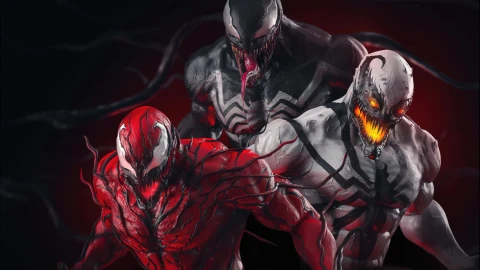 Venom Three Comics 4k Live Wallpaper - Free Live Wallpaper