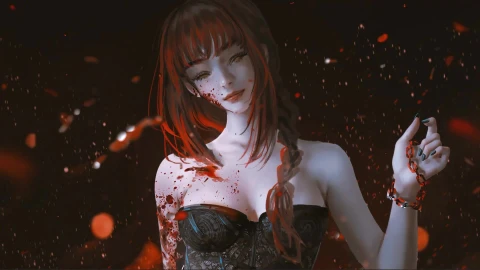Anime Makima Chainsae Man Live Wallpaper - Free Live Wallpaper