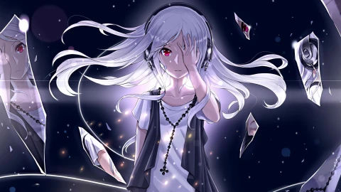 Broken Mirror Anime Girl 4k Live Wallpaper - Free Live Wallpaper