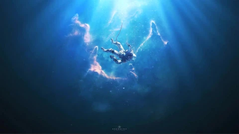 Deep Water Universe Astronaut Live Wallpaper - Free Live Wallpaper