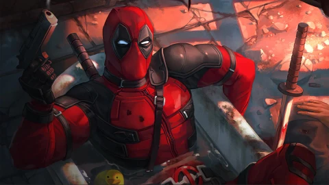 Deadpool Bathing Marvel Live Wallpaper - Free Live Wallpaper