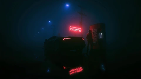 Neon Road Car Coca Cola 4k Live Wallpaper - Free Live Wallpaper