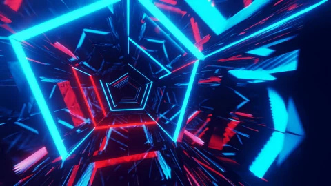Neon Tunnel Abstract 4k Live Wallpaper - Free Live Wallpaper
