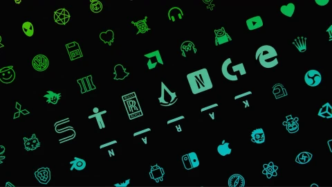 Strange Portrait Rgb Mashup Logo Live Wallpaper - Free Live Wallpaper