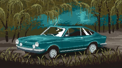 La Macchina Pixel Art Live Wallpaper - Free Live Wallpaper
