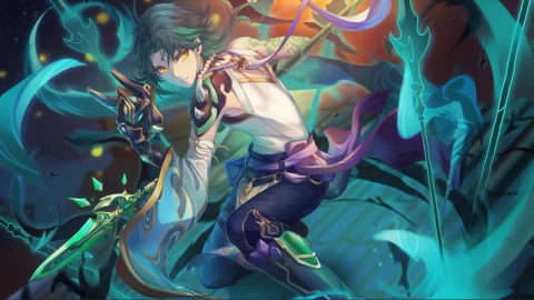 Xiao From Genshin Impact Anime Game - Free Live Wallpaper