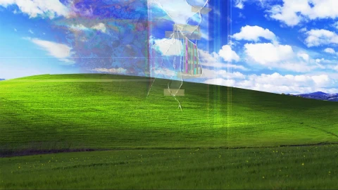 Cracked Monitor Win Xp Live Wallpaper - Free Live Wallpaper