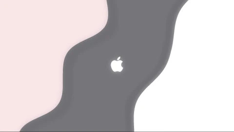 Apple Minimal Logo Desktop Animation - Free Live Wallpaper
