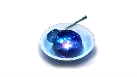 Jelly Nebula In Plate Animated Desktop - Free Live Wallpaper