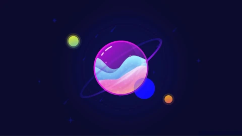 Fluid Planet Windows Animated Desktop - Free Live Wallpaper