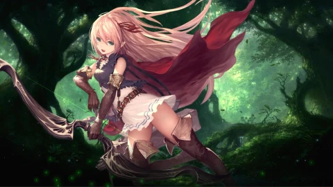 Arisa Sylvan Archer From Shadowverse Anime Video Desktop Background - Free Live Wallpaper