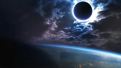 Space Black Hole And Planet Earth Hd Live Wallpaper - Free Live Wallpaper