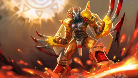 Wargreymon- Blazing Carbage Digimon Animated Desktop Background - Free Live Wallpaper
