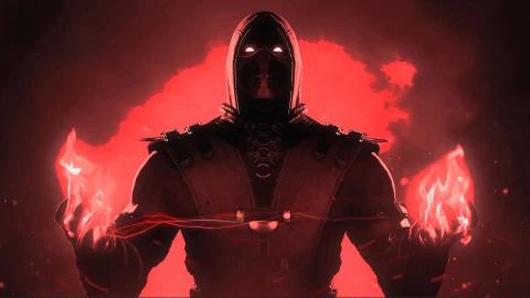 Red Scorpion From Moral Kombat Game Video Desktop Background - Free Live Wallpaper