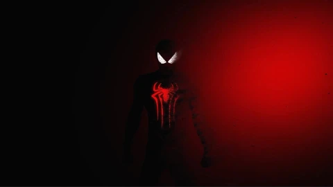 Spiderman Red Animated Windows Desktop - Free Live Wallpaper